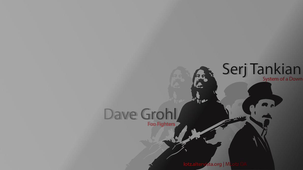 Dave Grohl And Serj Tankian Wallpaper By Mlotz