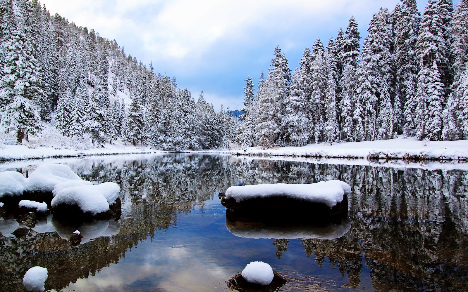 75] Free Winter Nature Wallpaper on