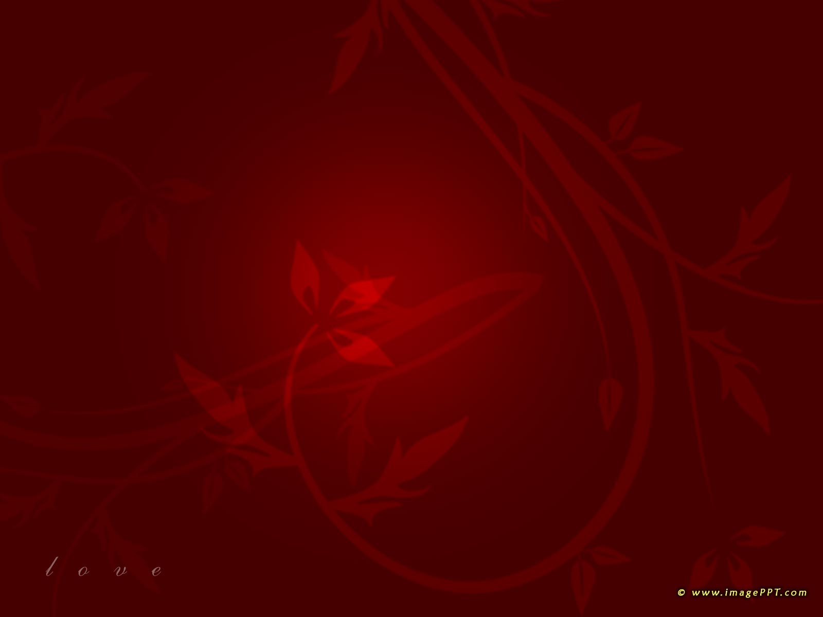 Beautiful Red Background Image Ppt