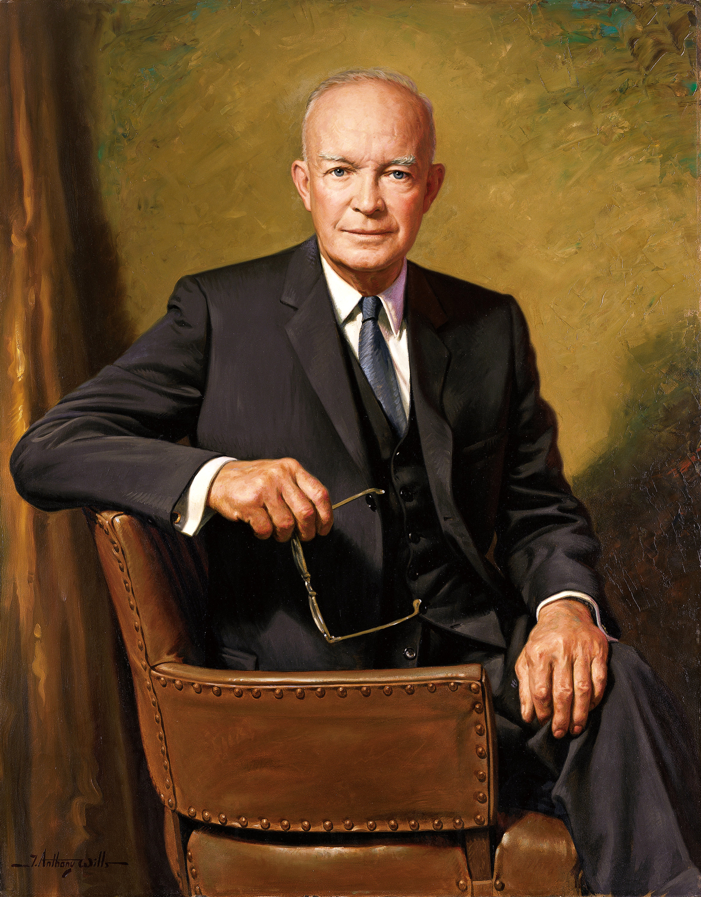 File Dwight D Eisenhower Official Presidential Portrait