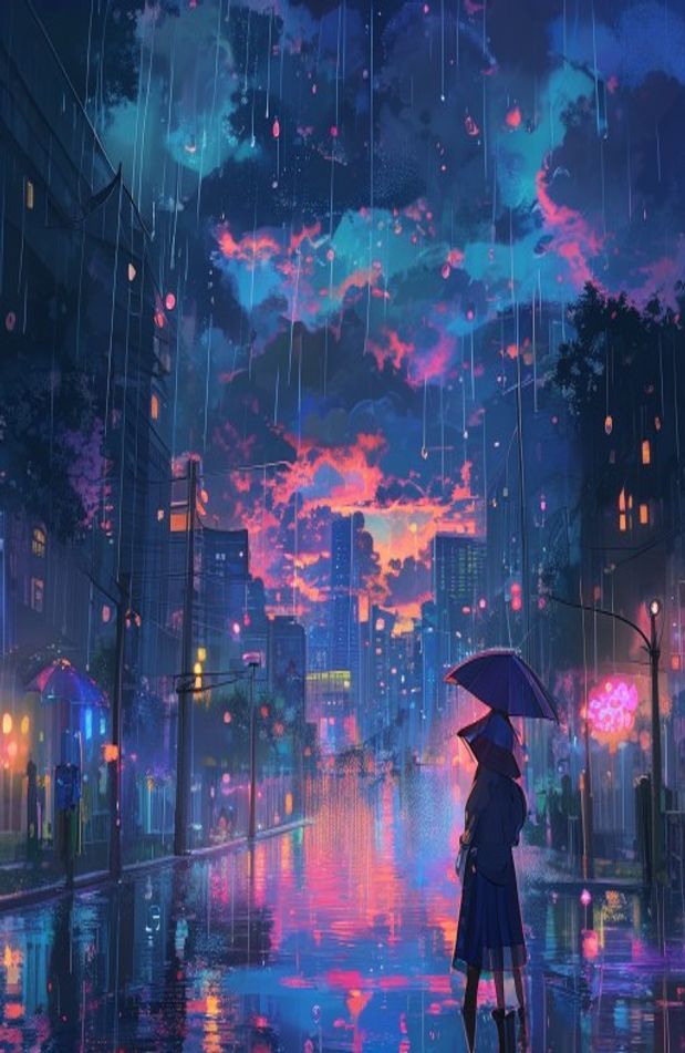 Anime Rain Wallpaper
