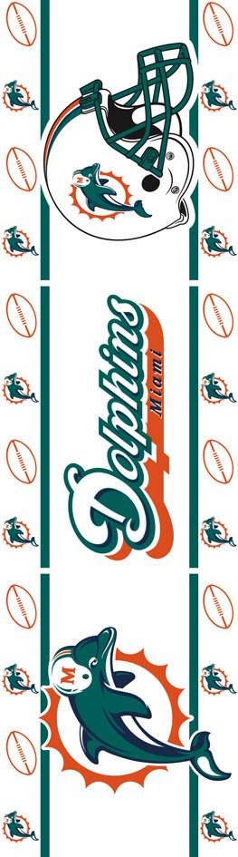 Miami Dolphins Wallpaper Border 