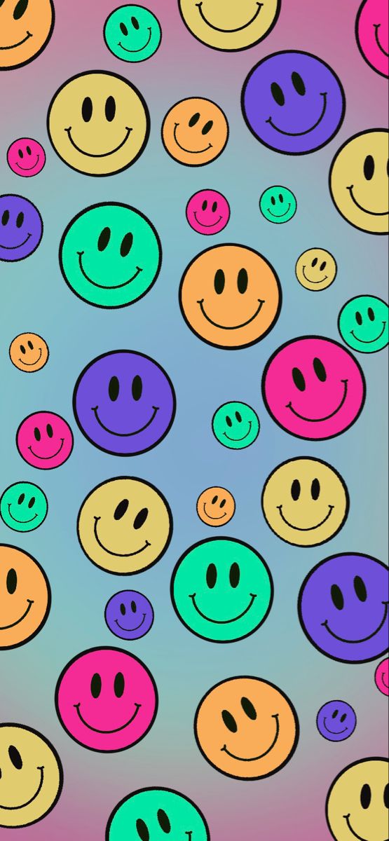 iPhone Smiley Wallpaper Doodle