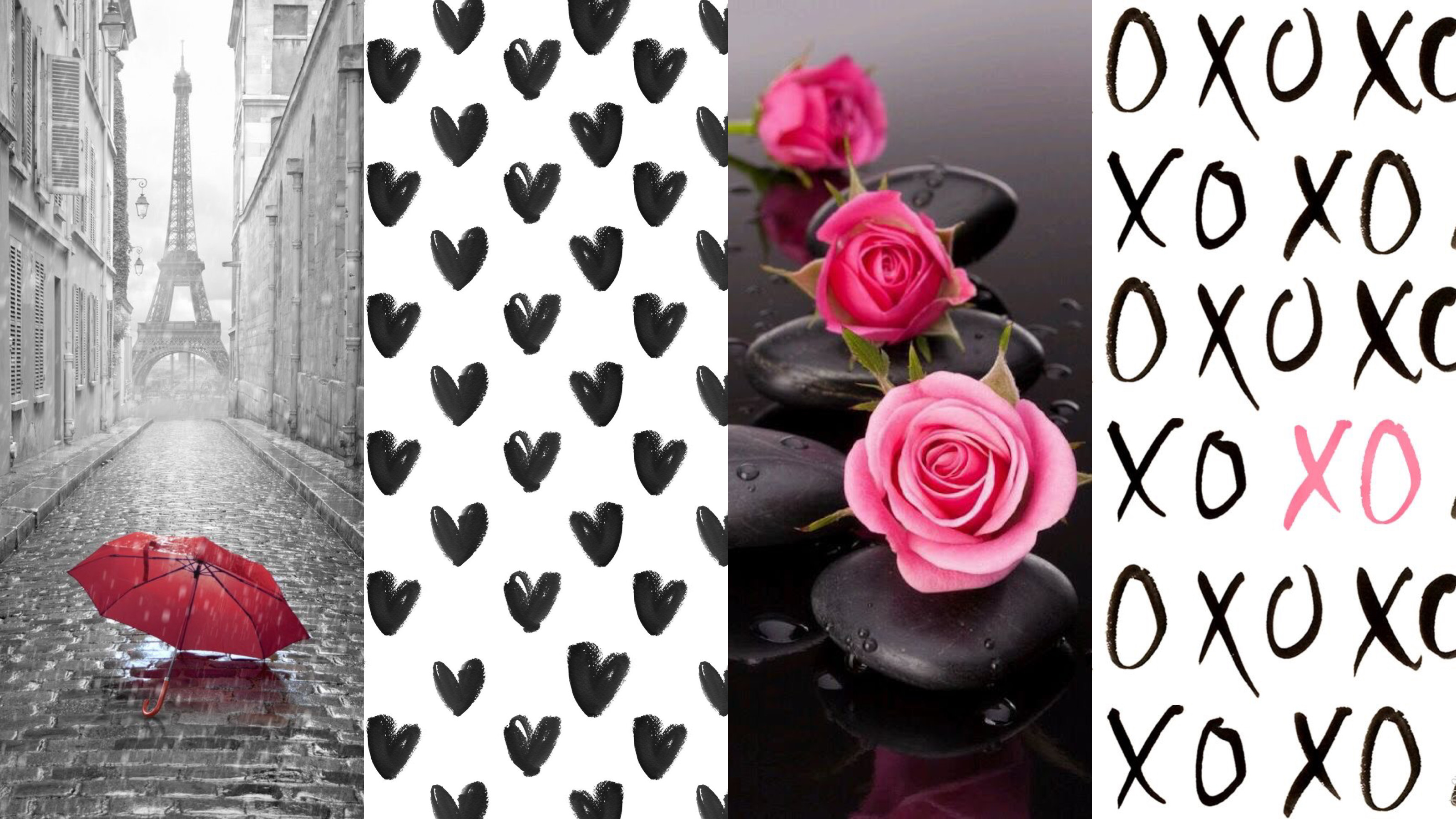Black Pink And White Wallpaper