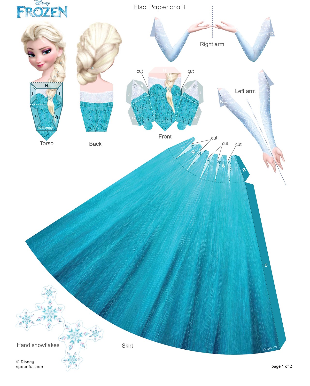 Elsa Papercraft   Frozen Photo 35801187