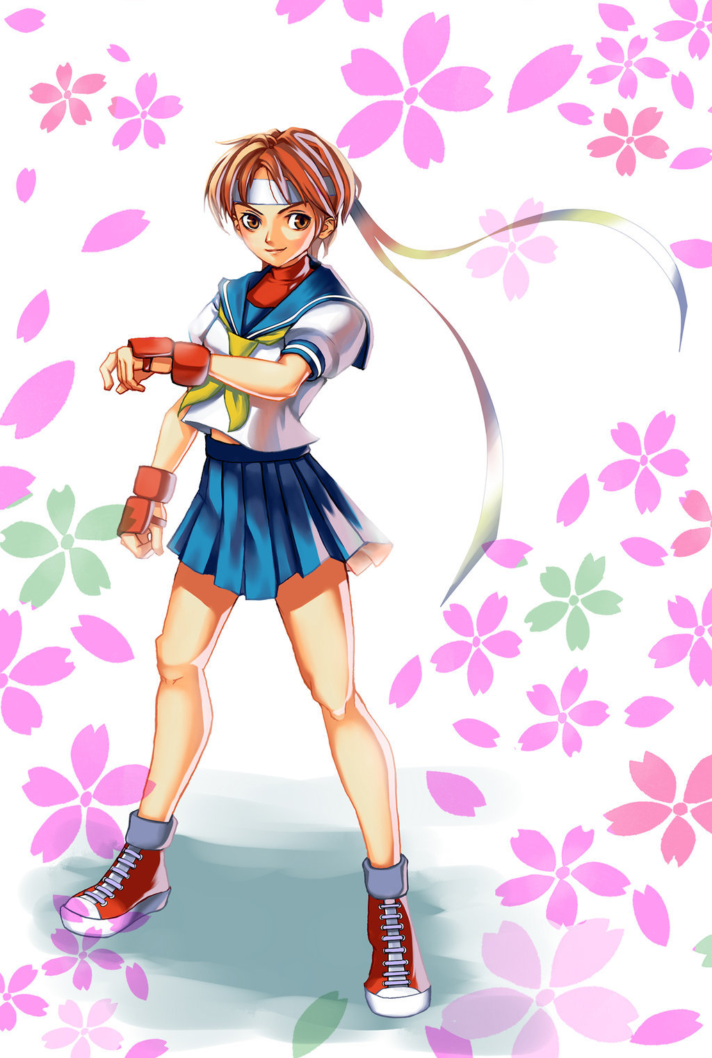 Street Fighter Sakura Painted By Yukinoshin