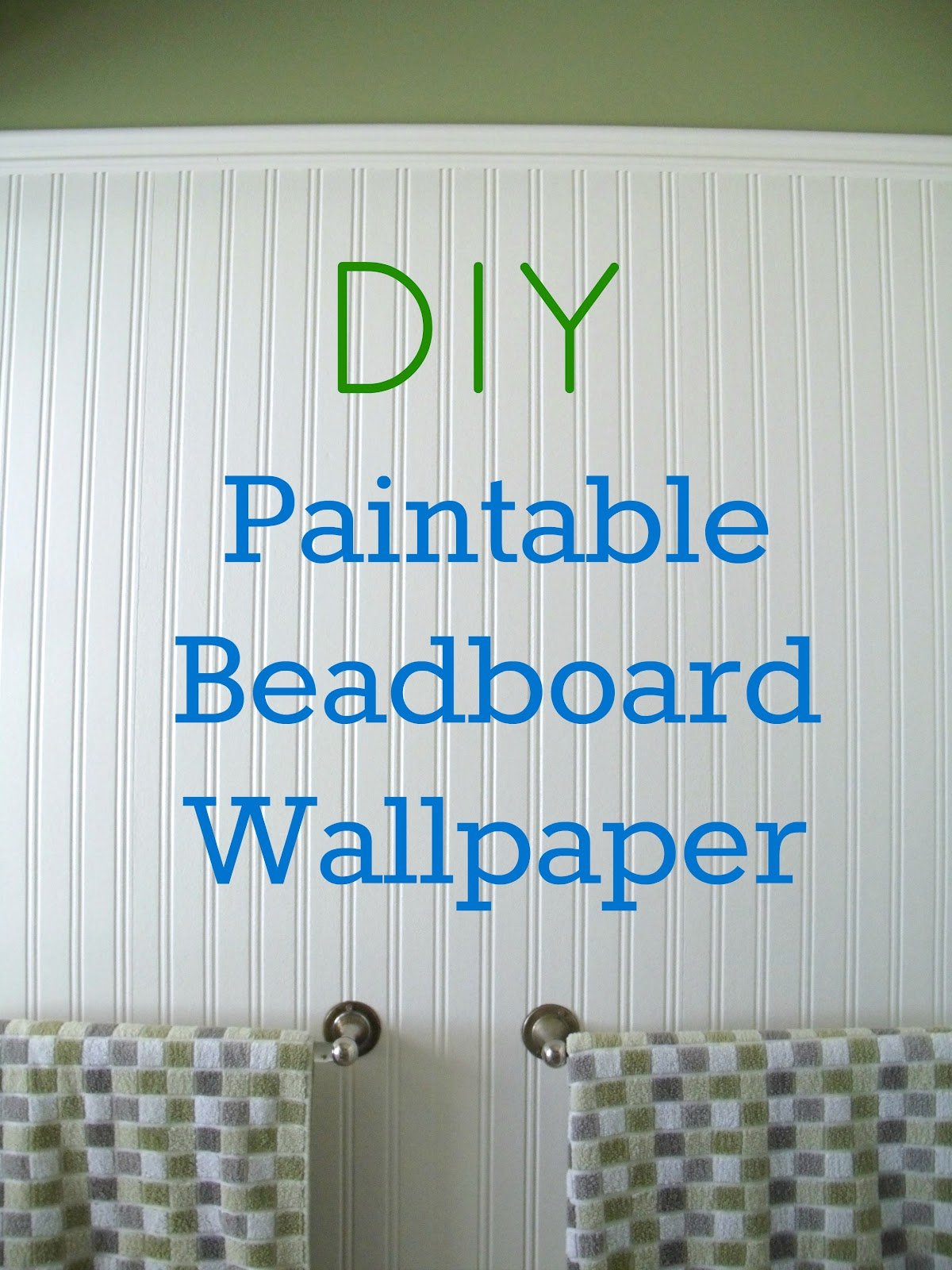 Install Beadboard Paintable Wallpaper