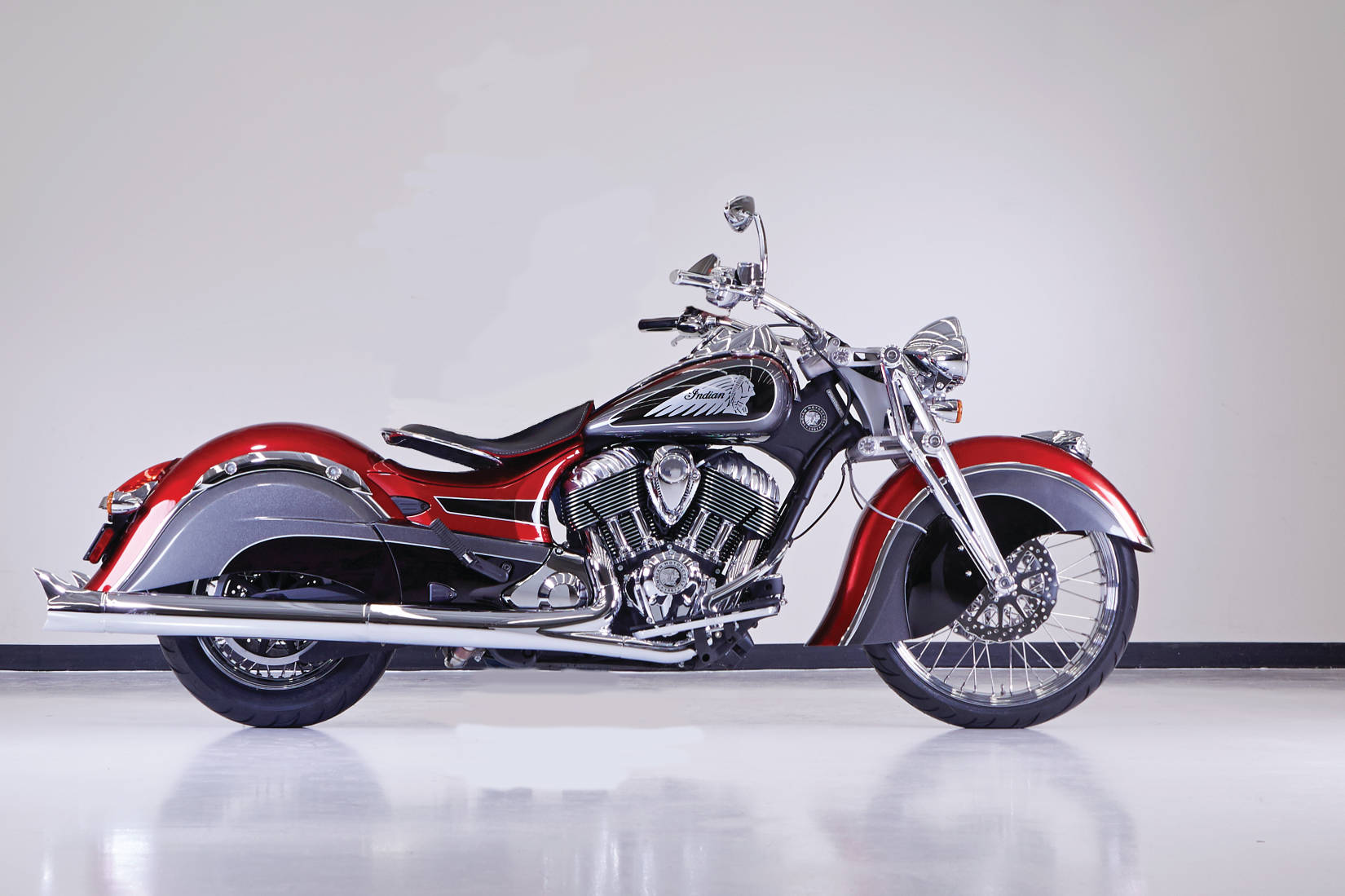 Custom Indian Chief Motorcycle Image