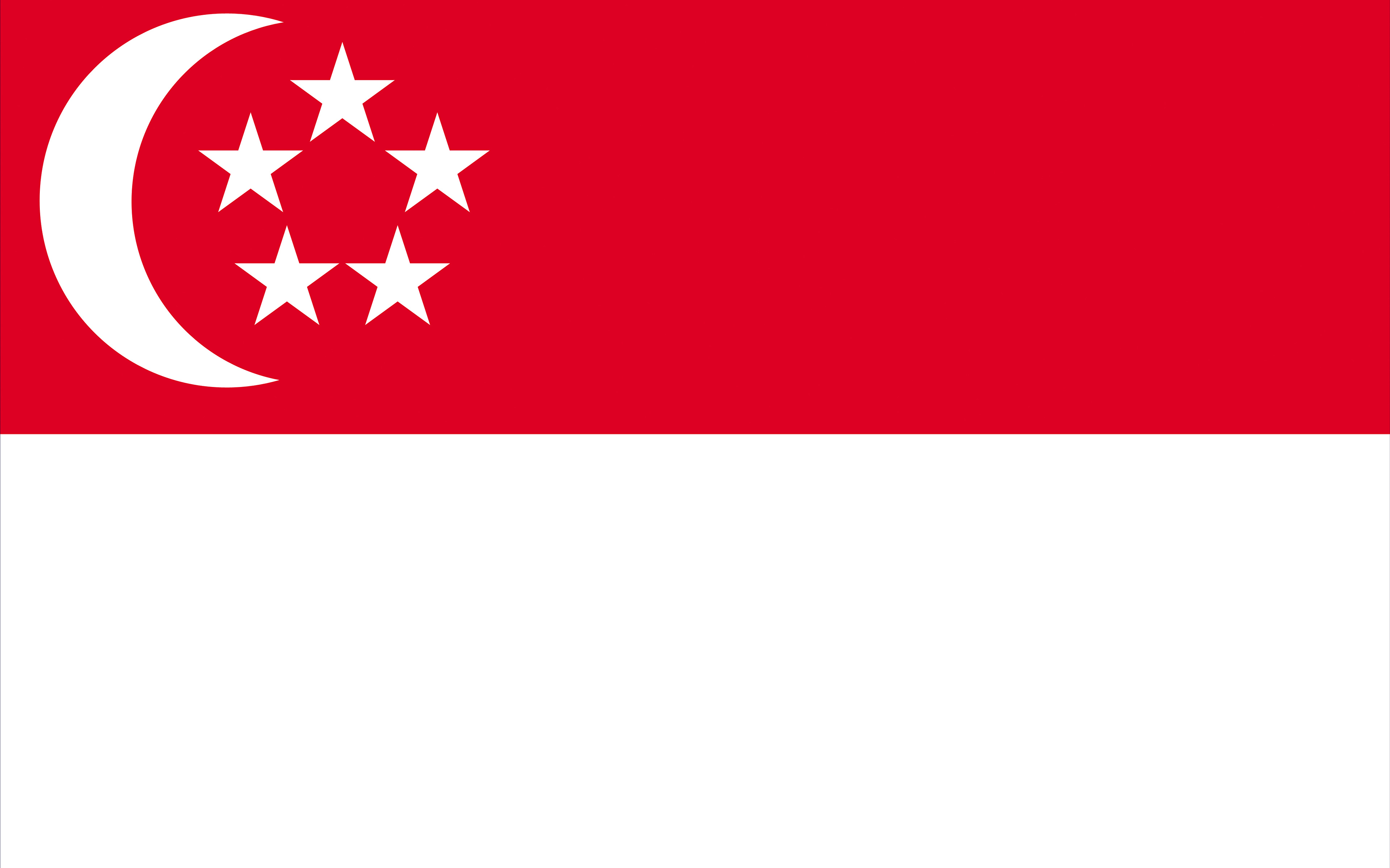 Wallpaper Singapore Flag