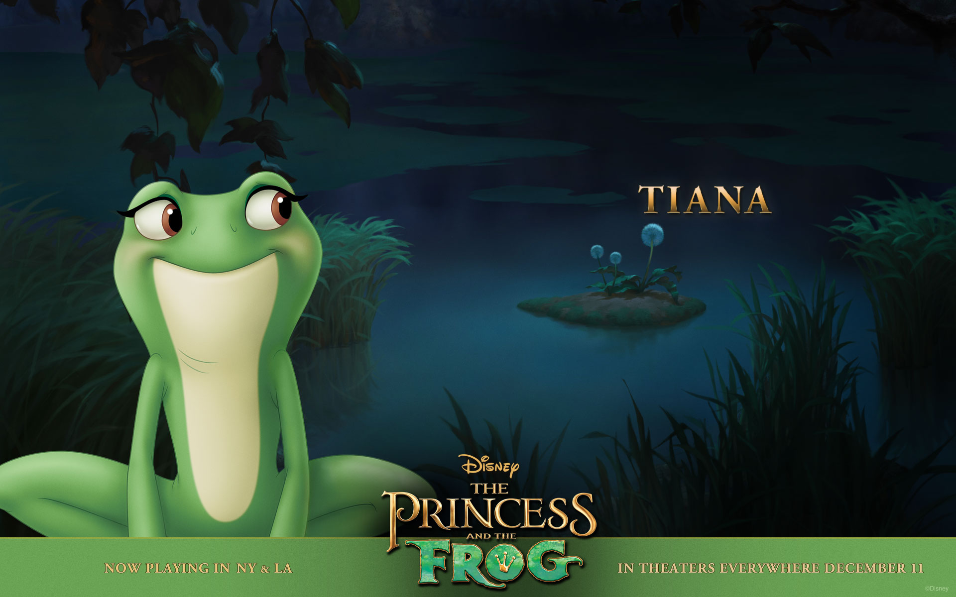 Tiana In The Bayou From Disney S Princess And Frog Wallpaper
