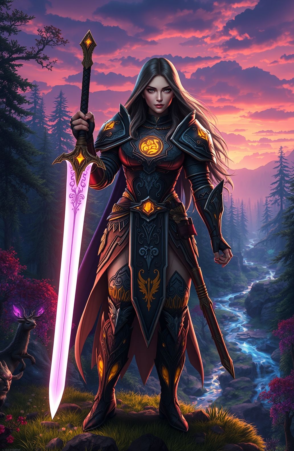 Fantasy Female Warrior Wallpaper