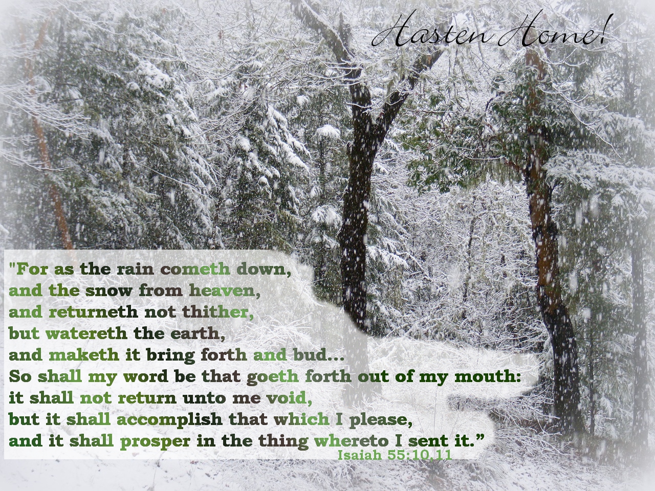 Hastenhome Inspirational Wallpaper As The Snow Hasten Home