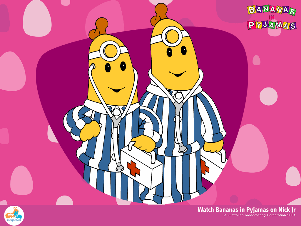 Bananas In Pyjamas Wallpaper