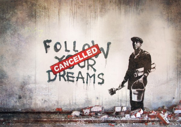 Free download Banksy Cancelled Dreams wall mural Banksy Wallpaper [600x422]  for your Desktop, Mobile & Tablet | Explore 49+ Banksy Wallpaper for  Interiors | Banksy Art Wallpaper, Banksy Backgrounds, Banksy Wallpaper Hd