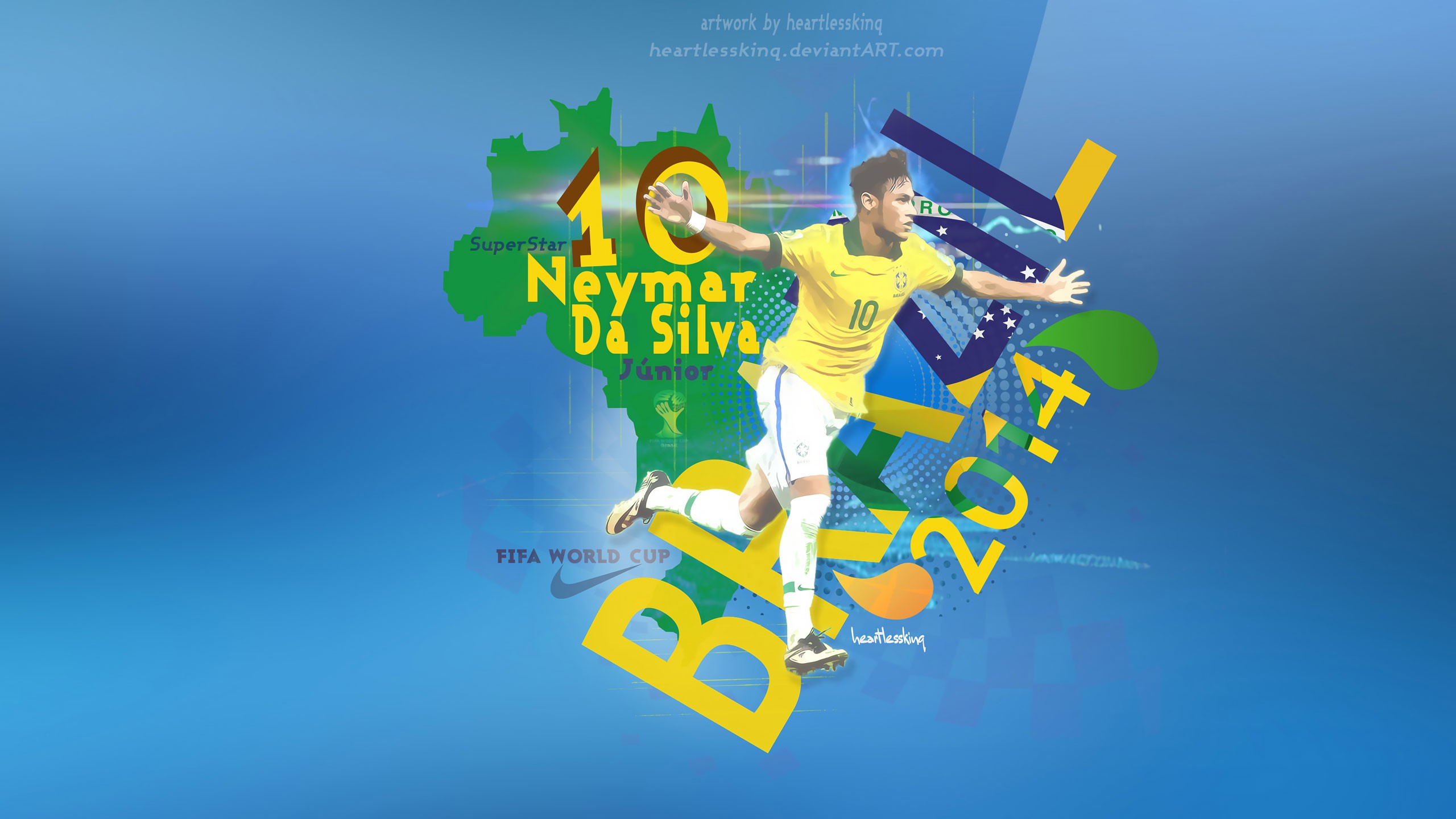 Neymar Brazil World Cup HD Image Wallpaper New