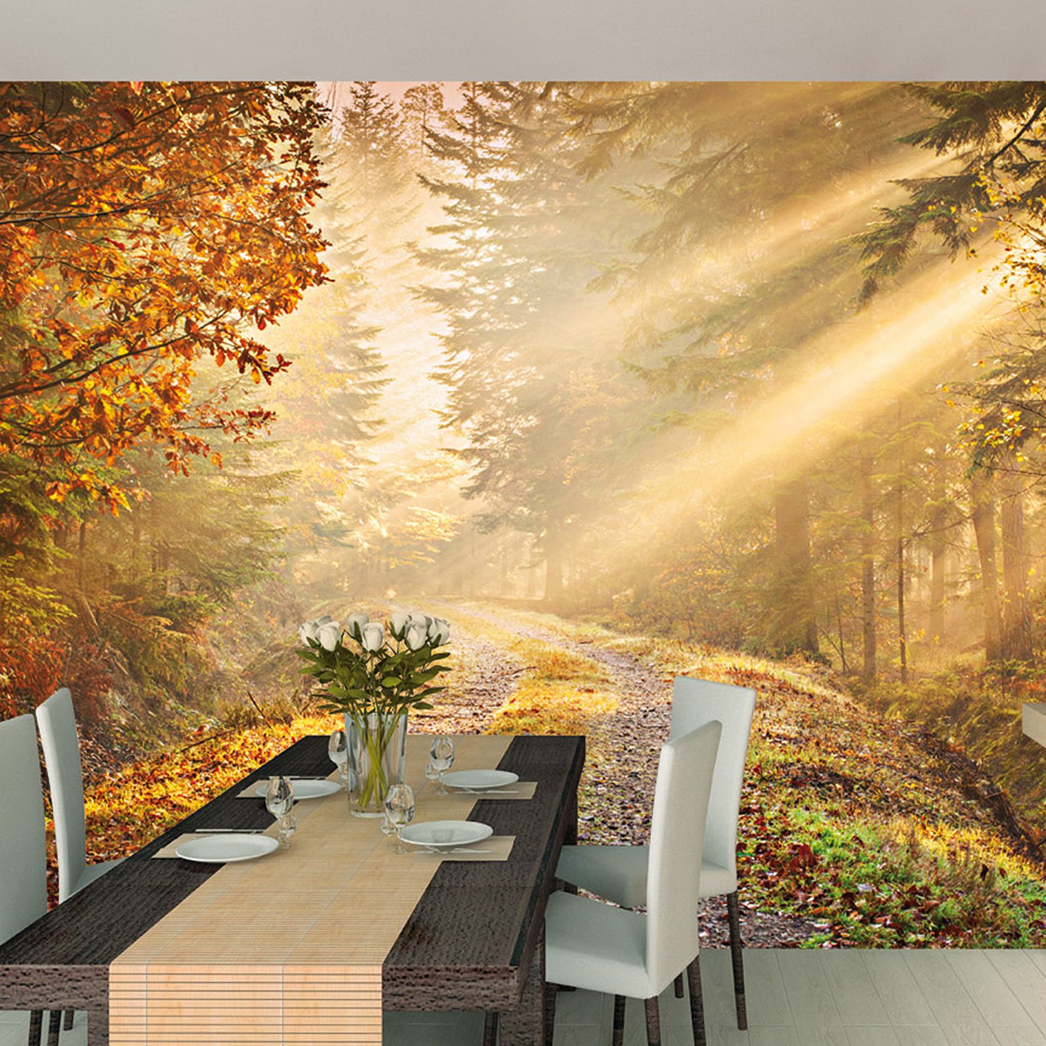 Forest Path Large Wallpaper Mural Achica