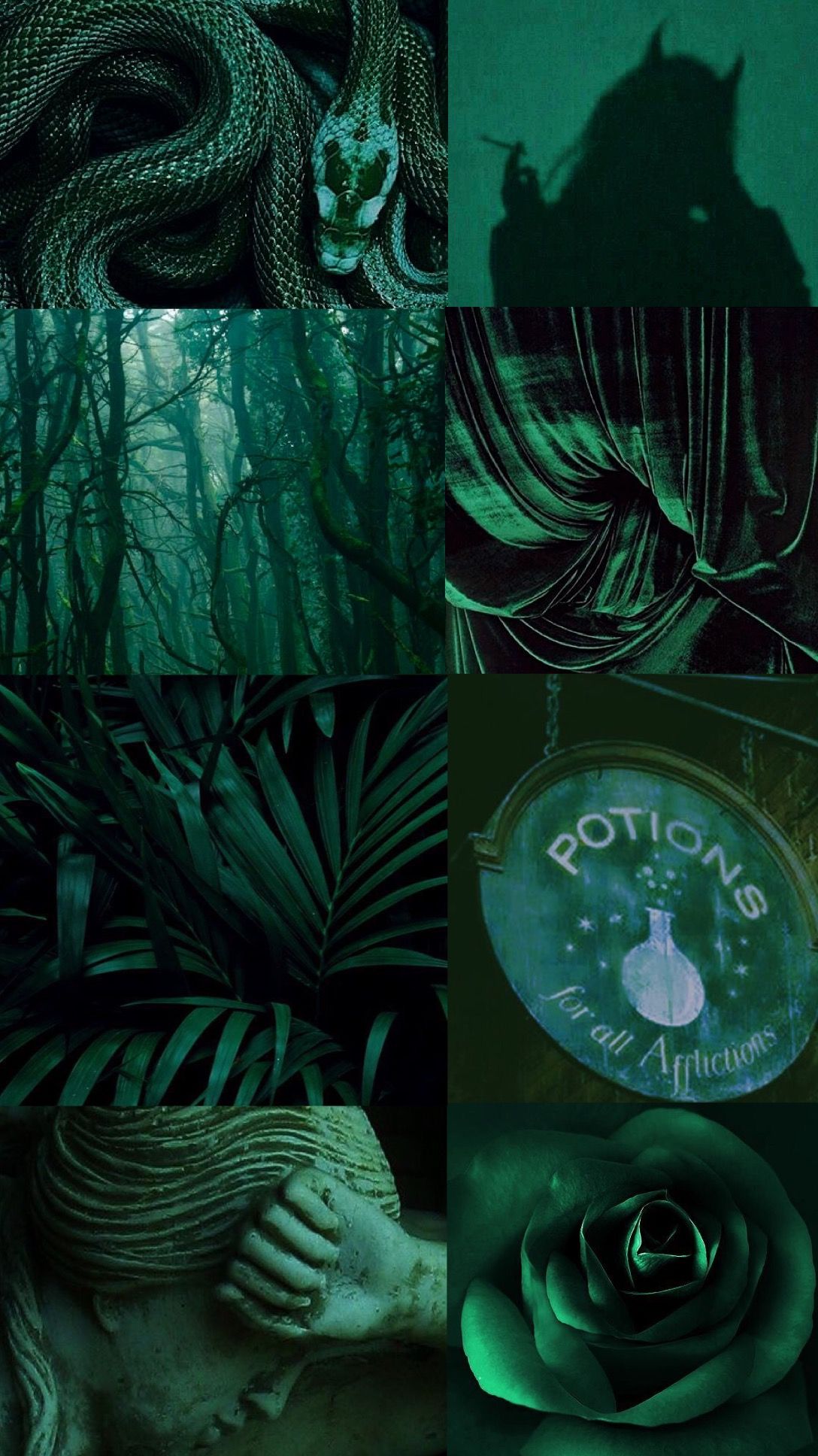 Dark Green Aesthetic Wallpaper Cattails Melony Dupouir In