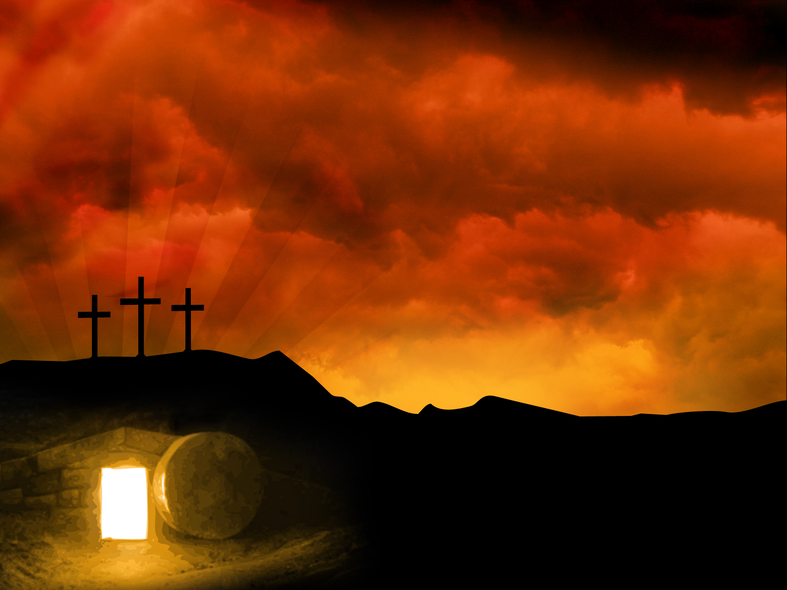 Easter Resurrection Background