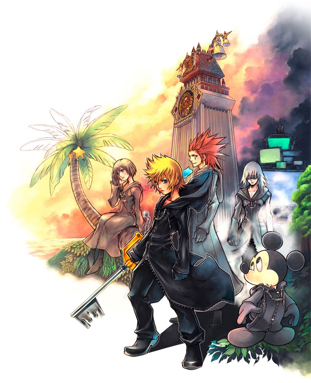 Kingdom Hearts 3582 Days   Main Illustration Kingdom hearts
