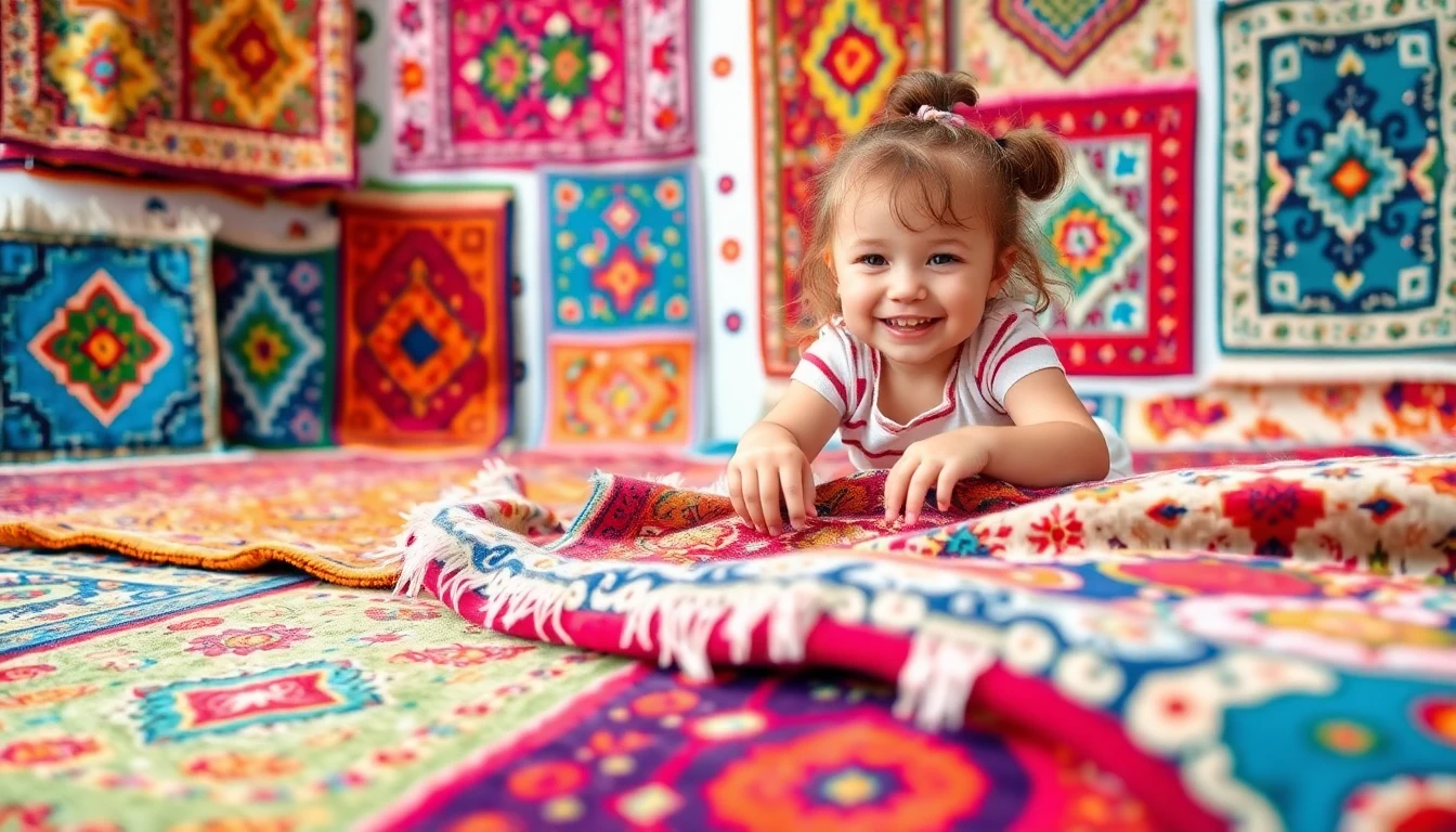 Rug Girl Wallpaper