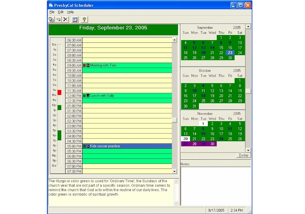 Desktop Calendar Ware Win All Presbycal