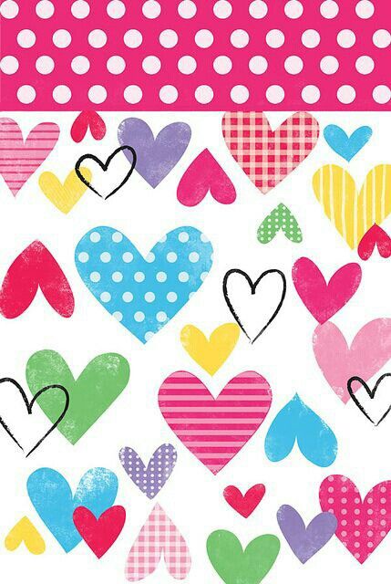 Wallpaper iPhone Heart Hearts