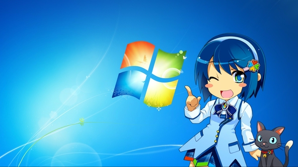 Windows 98 Anime Girl