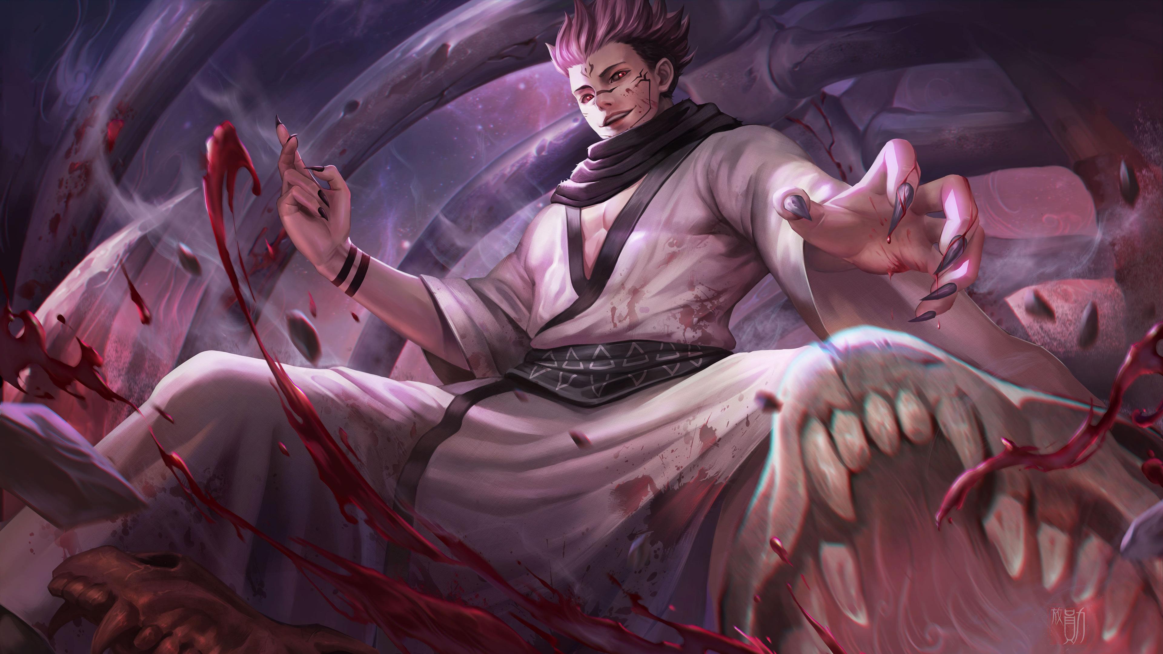 Free download Sukuna Jujutsu Kaisen Wallpaper iPhone Phone 4K 6310e