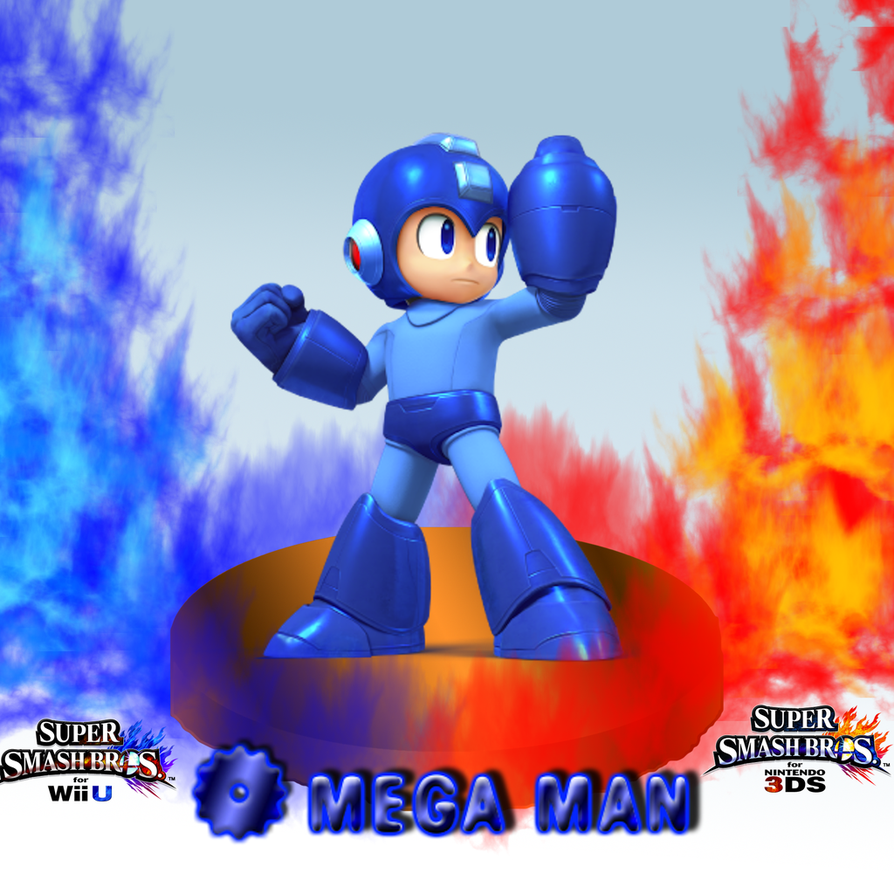 Super Smash Bros Wii U 3ds Mega Man Wallpaper By U003dcrossoverbrony