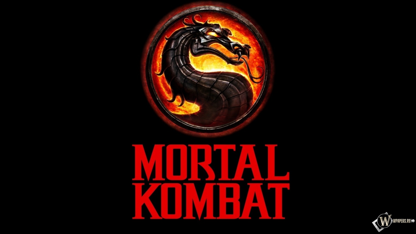  MK Dragon Logo Logo Mortal Kombat 1366x768