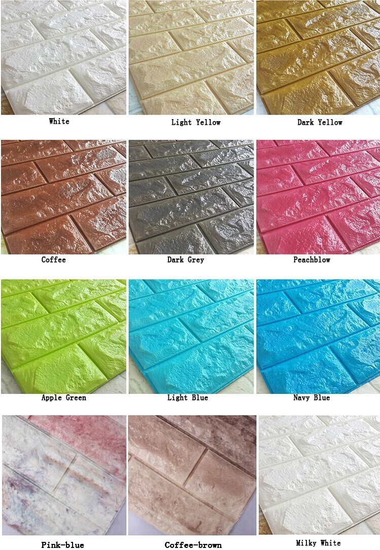 Baby Foam Wallpaper 3d Wall Cushion Paper Protector