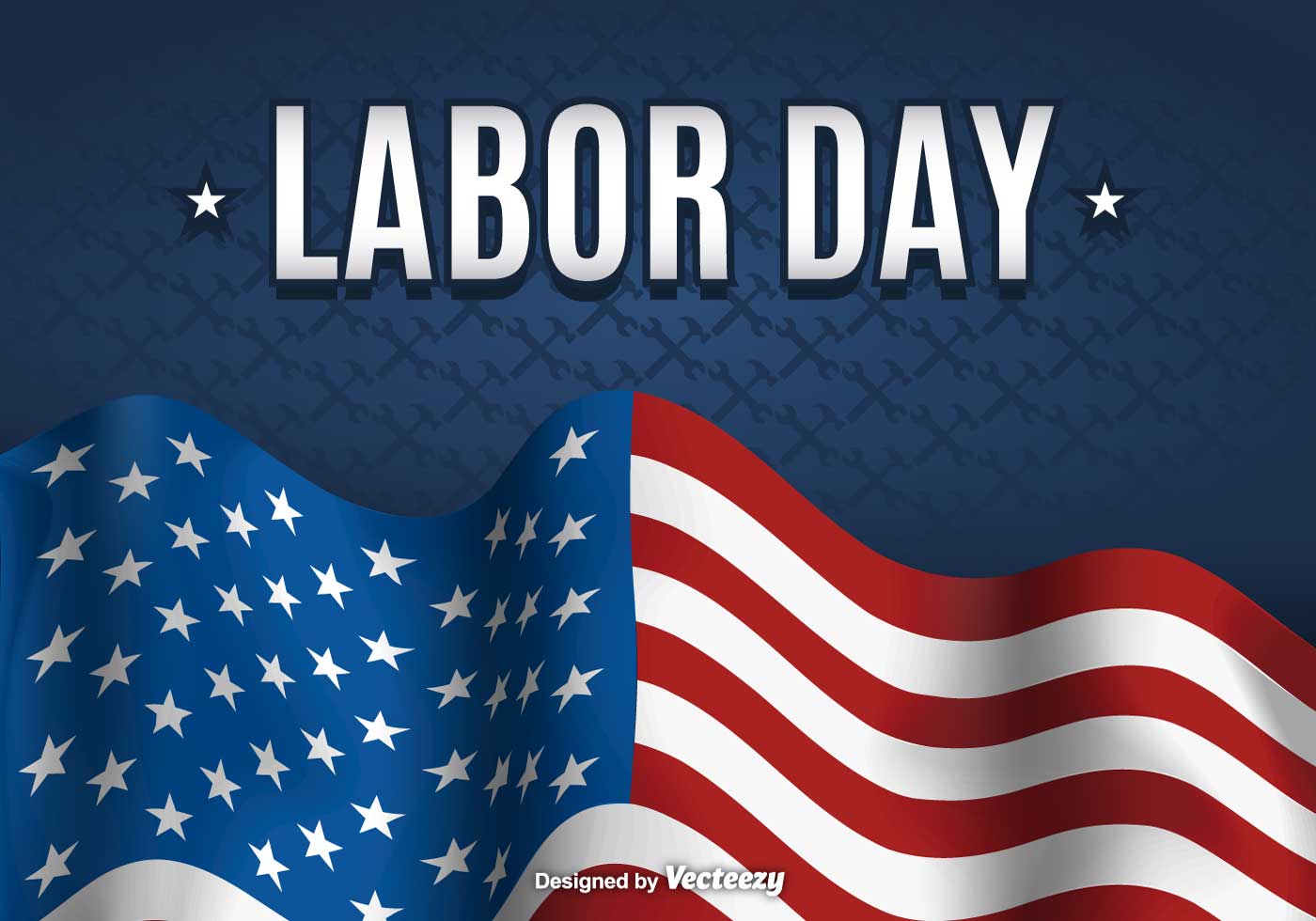 Labor Day Background Vector Art Stock