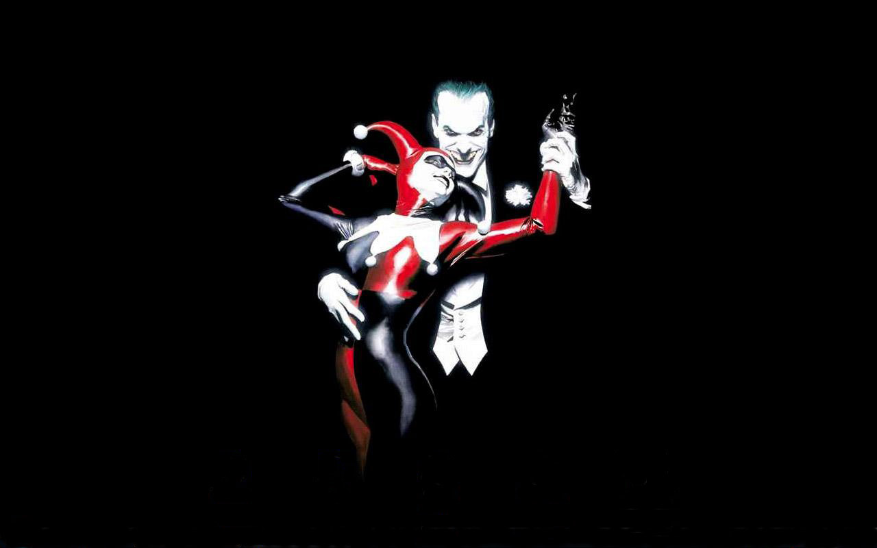 Joker Harley Quinn HD Wallpaper Cartoon Animation