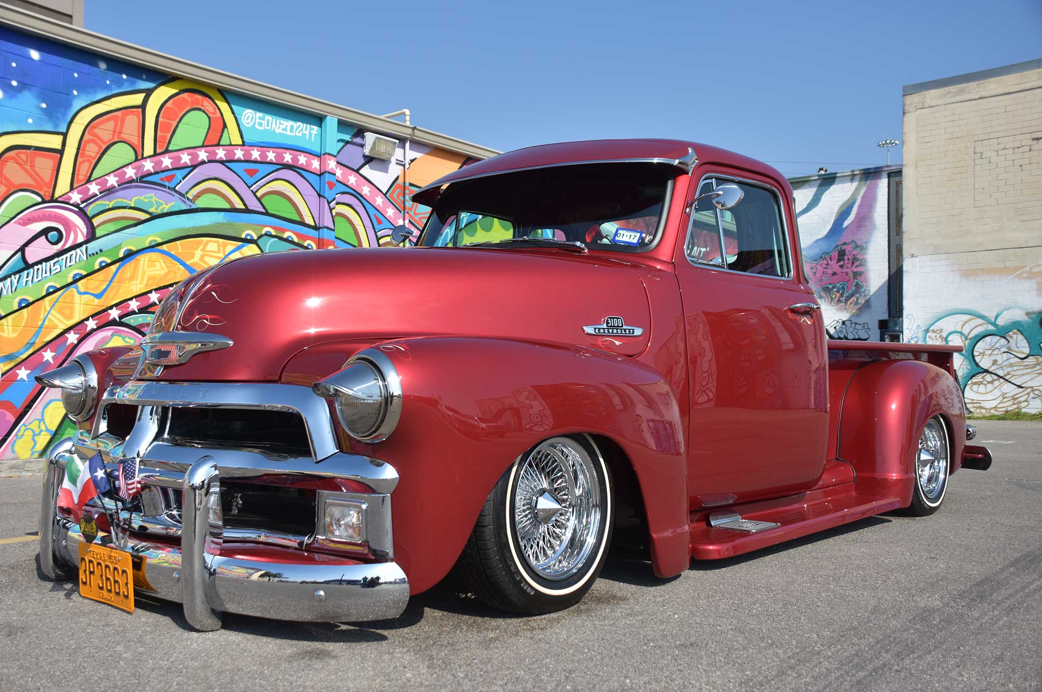 1955 Chevrolet 3100 HD Wallpaper Background Image 2048x1360