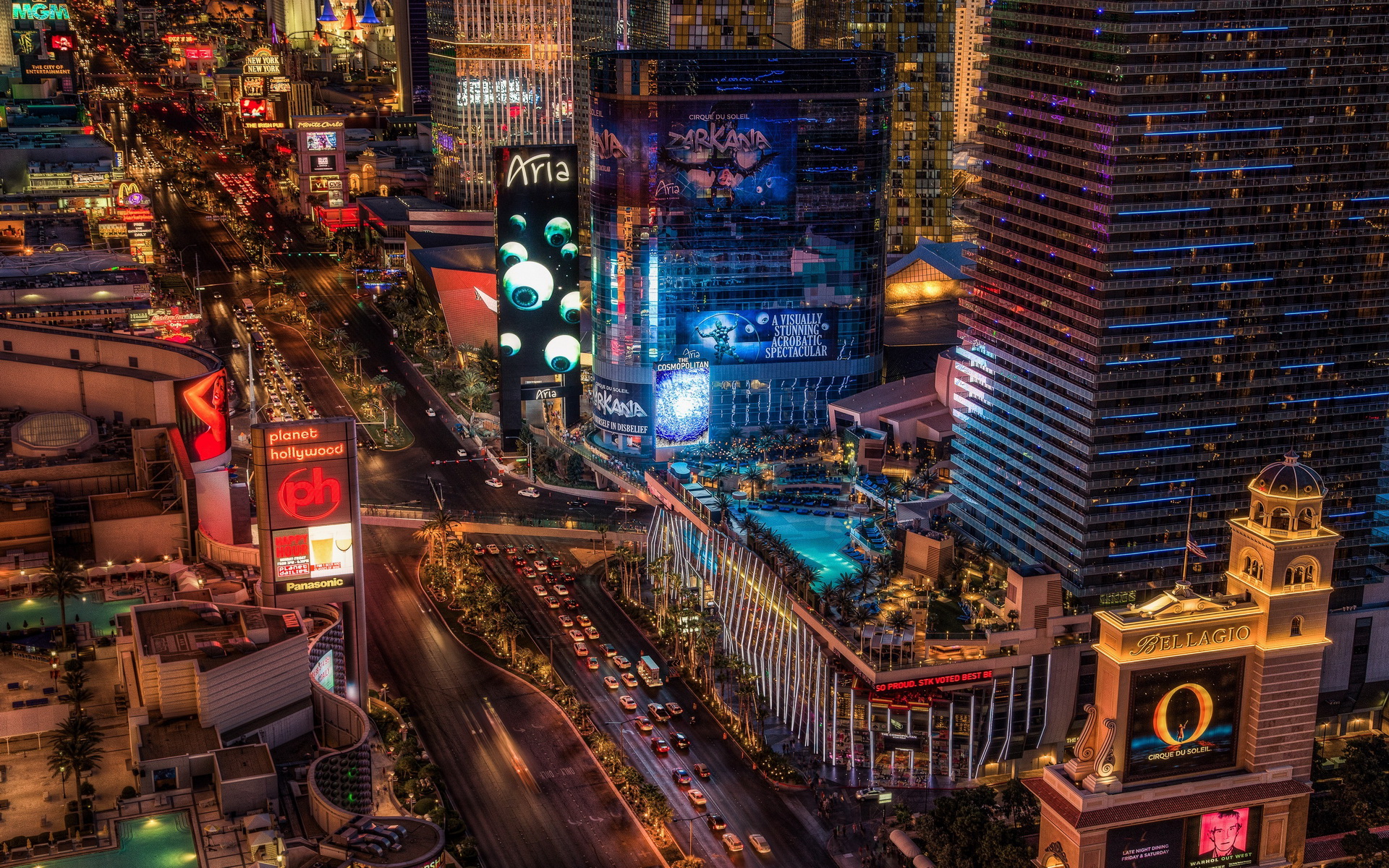 Man Made Las Vegas HD Wallpaper