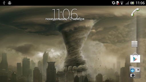Bigger Tornado Live Wallpaper For Android Screenshot