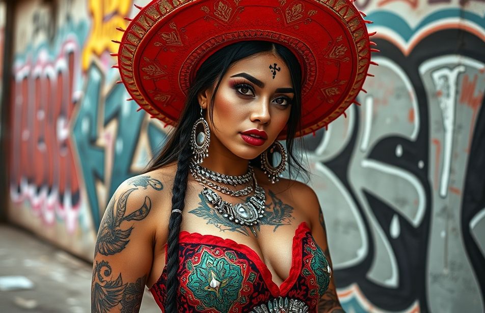 Mexican Gangster Girl Wallpaper