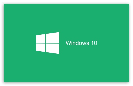 Windows 10 2015 Green Background HD wallpaper for Standard 43 54