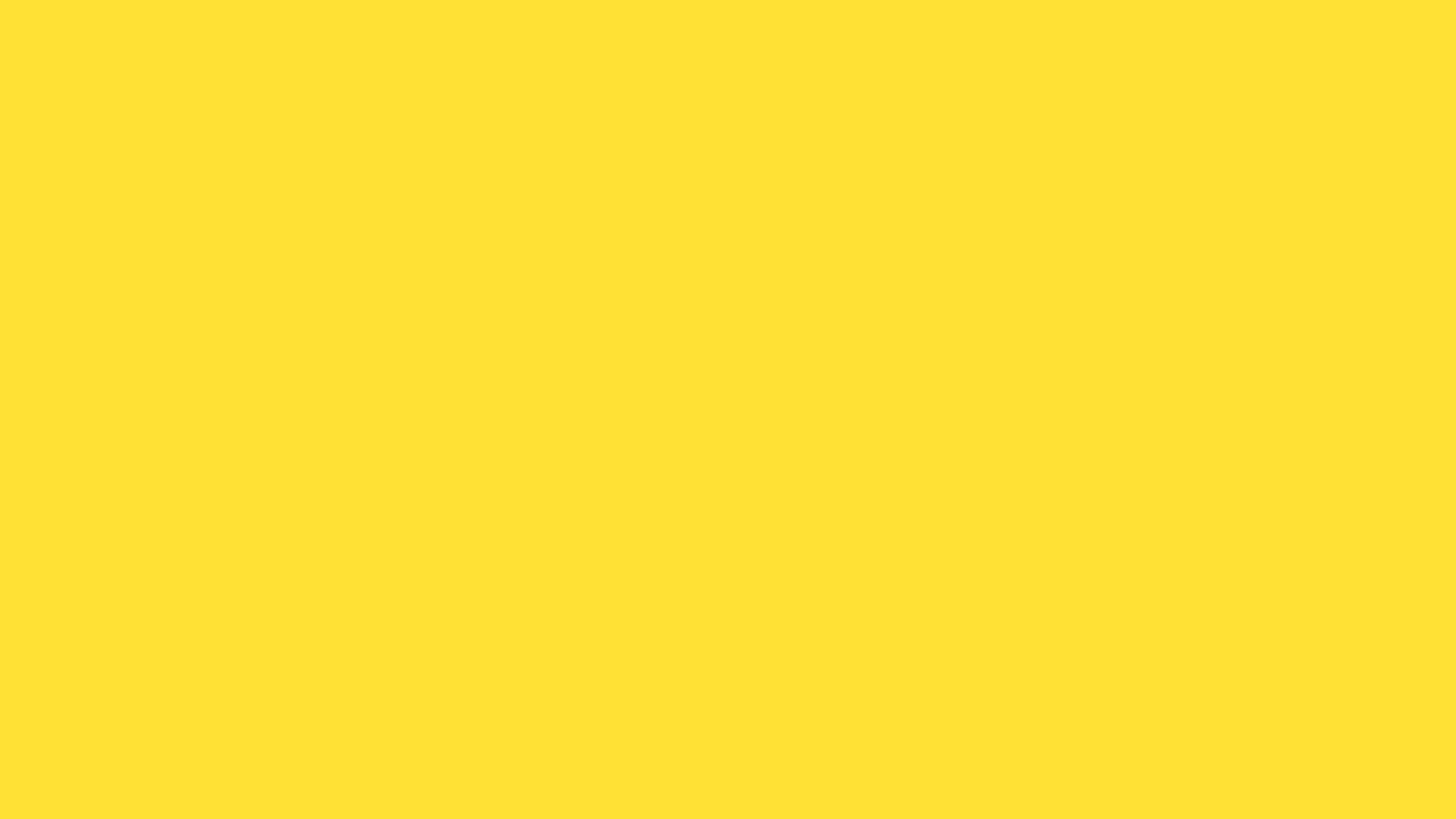 Resolution Banana Yellow Solid Color Background