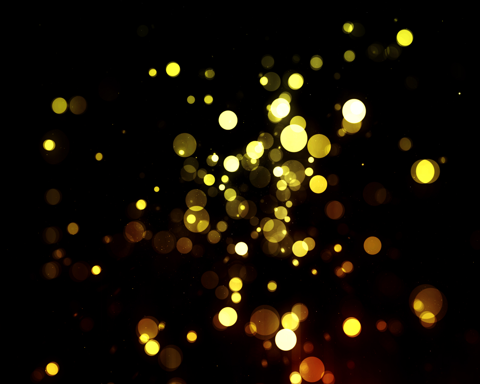 Bokeh Abstract Lights Dark Background Colorful Wallpaper