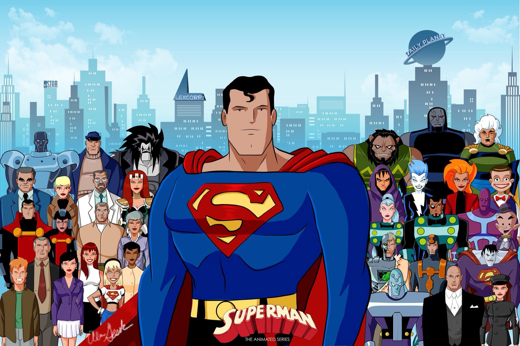 Superman The Animated Series HD Wallpaper By Alan Frank Gesek