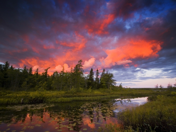 Nova Scotia Lake Sunsets Wallpaper Desktop