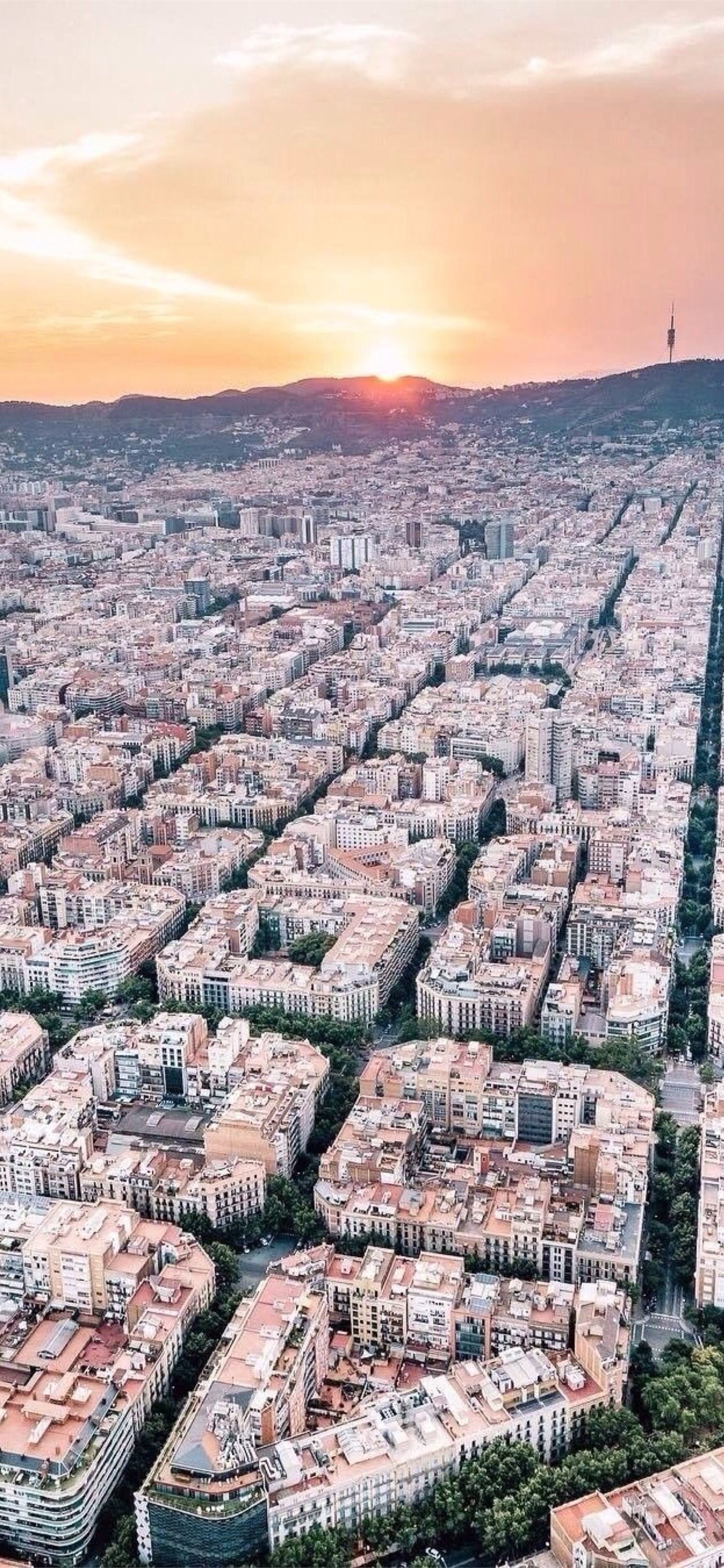 Barcelona City iPhone Wallpaper