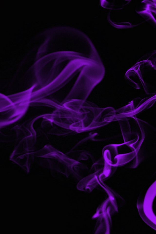Smoke HD Wallpaper For iPhone 4s Purple