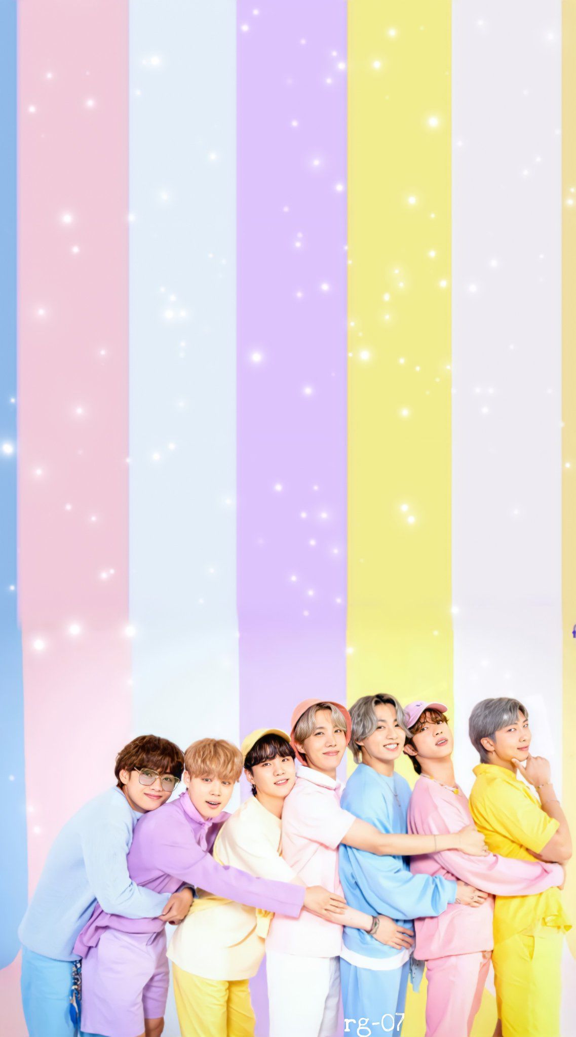 Bts Group Aesthetic Wallpaper