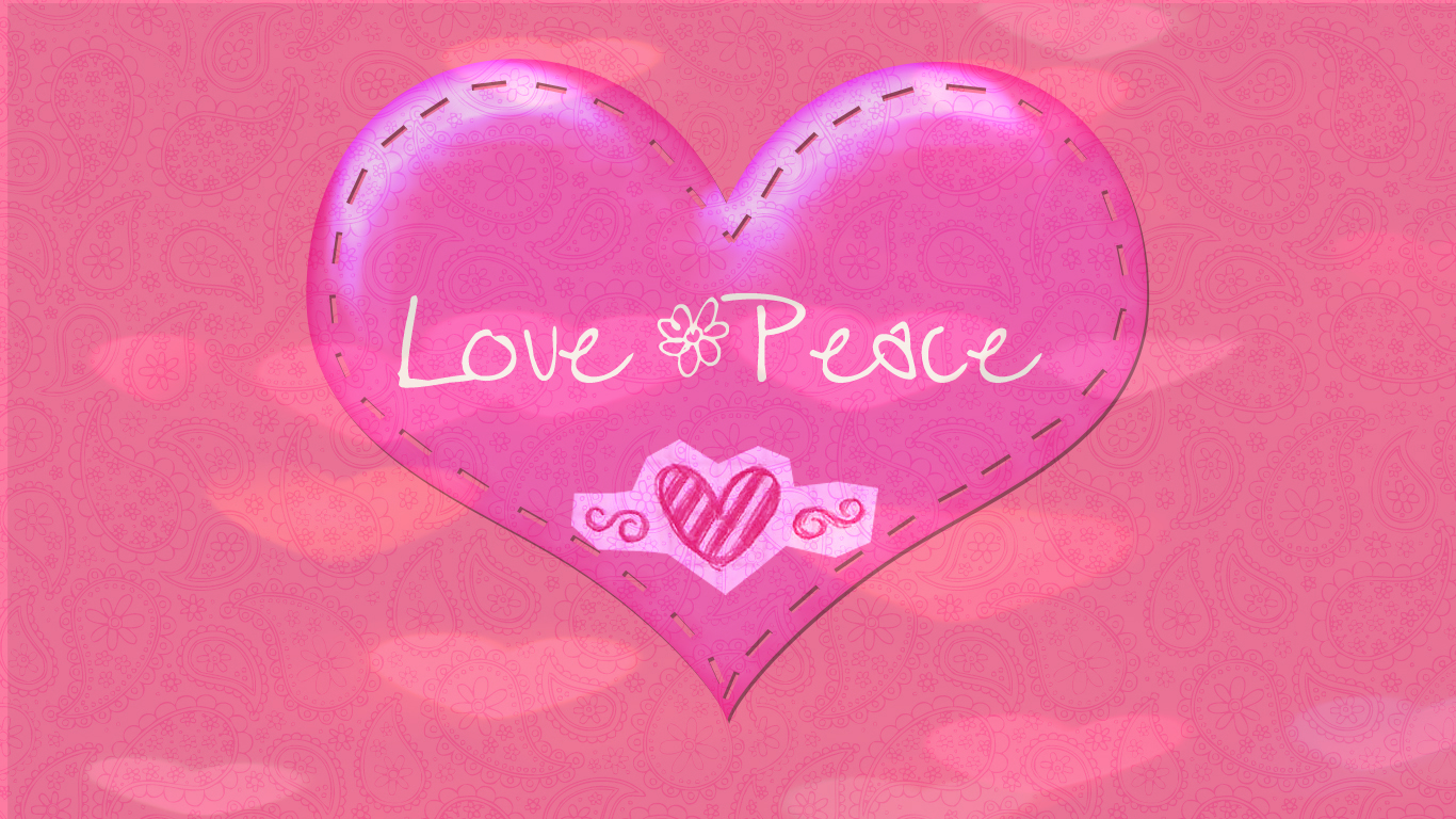 Peace And Love Wallpaper HD Early