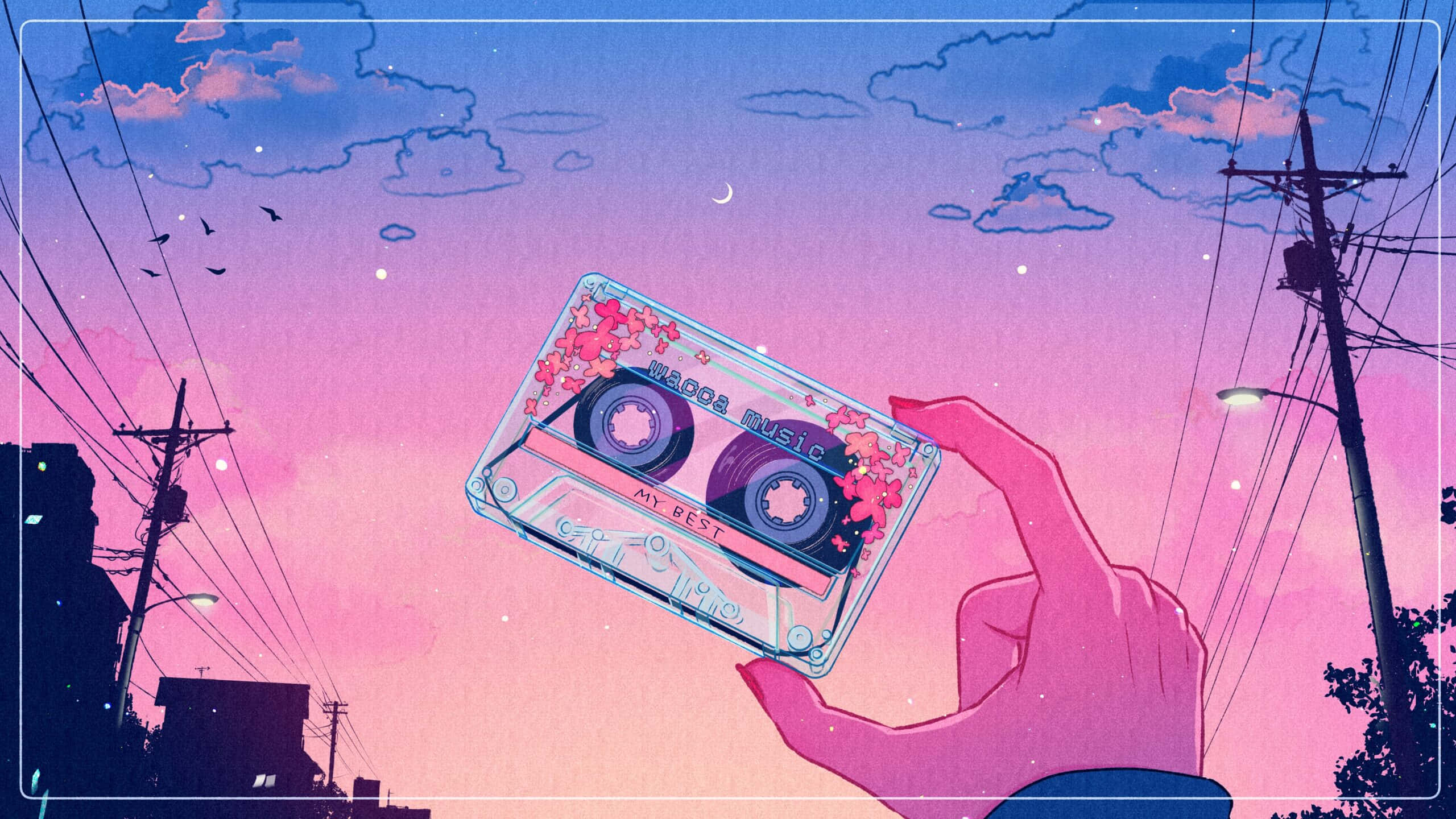 Soothing Vintage Music Aesthetic Wallpaper