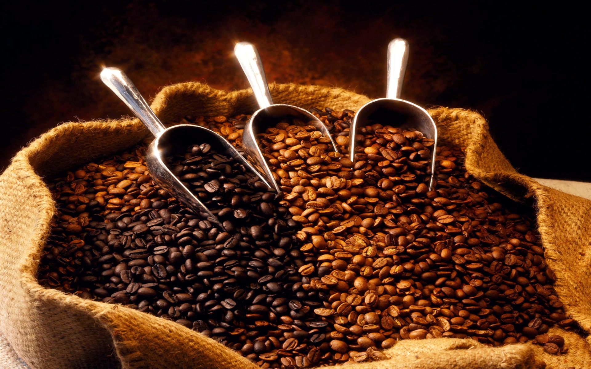 Coffee Beans Bag HD Wallpaper Background Image