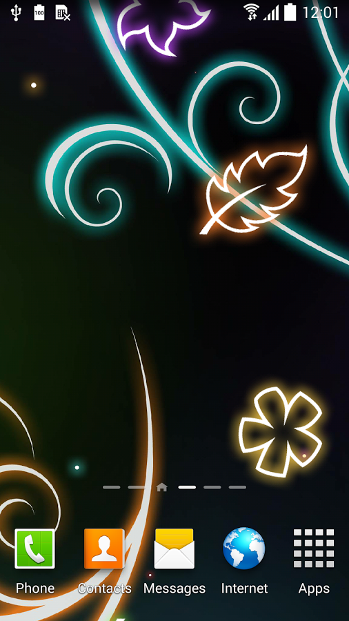 Glowing Flowers Live Wallpaper Android Apps On Google Play
