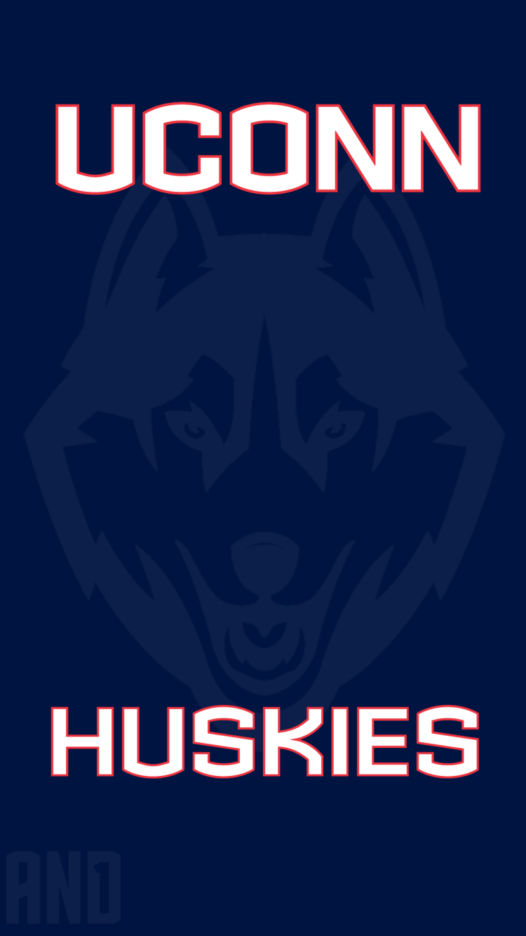 And1 Designs On Ncaa iPhone 6s Wallpaper Uconn
